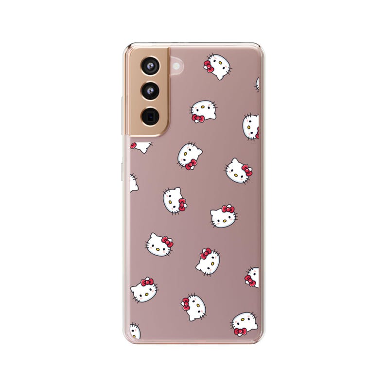 Hello Kitty Pattern Clear Case | Phone Case, Transparent Cover image 4