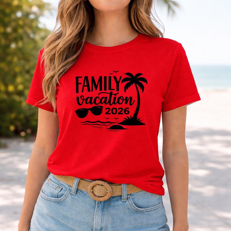 Family Vacation 2026 SVG Bundle | 25 Matching Trip Shirt Designs ...