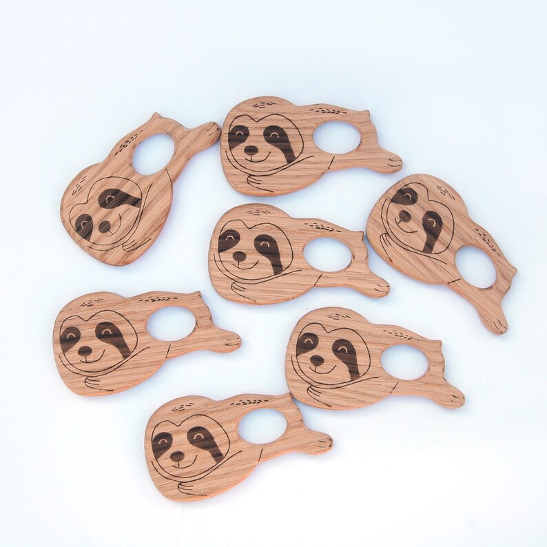 sloth teething toy