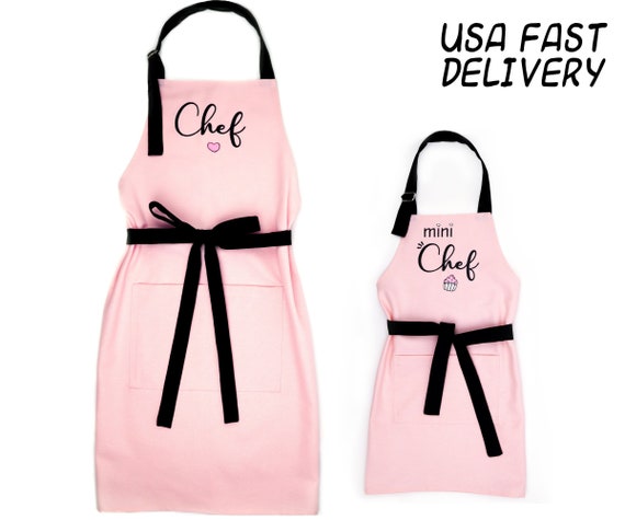 Mommy Me Apron Mothers Day Gift Set Mother Daughter Matching Apron