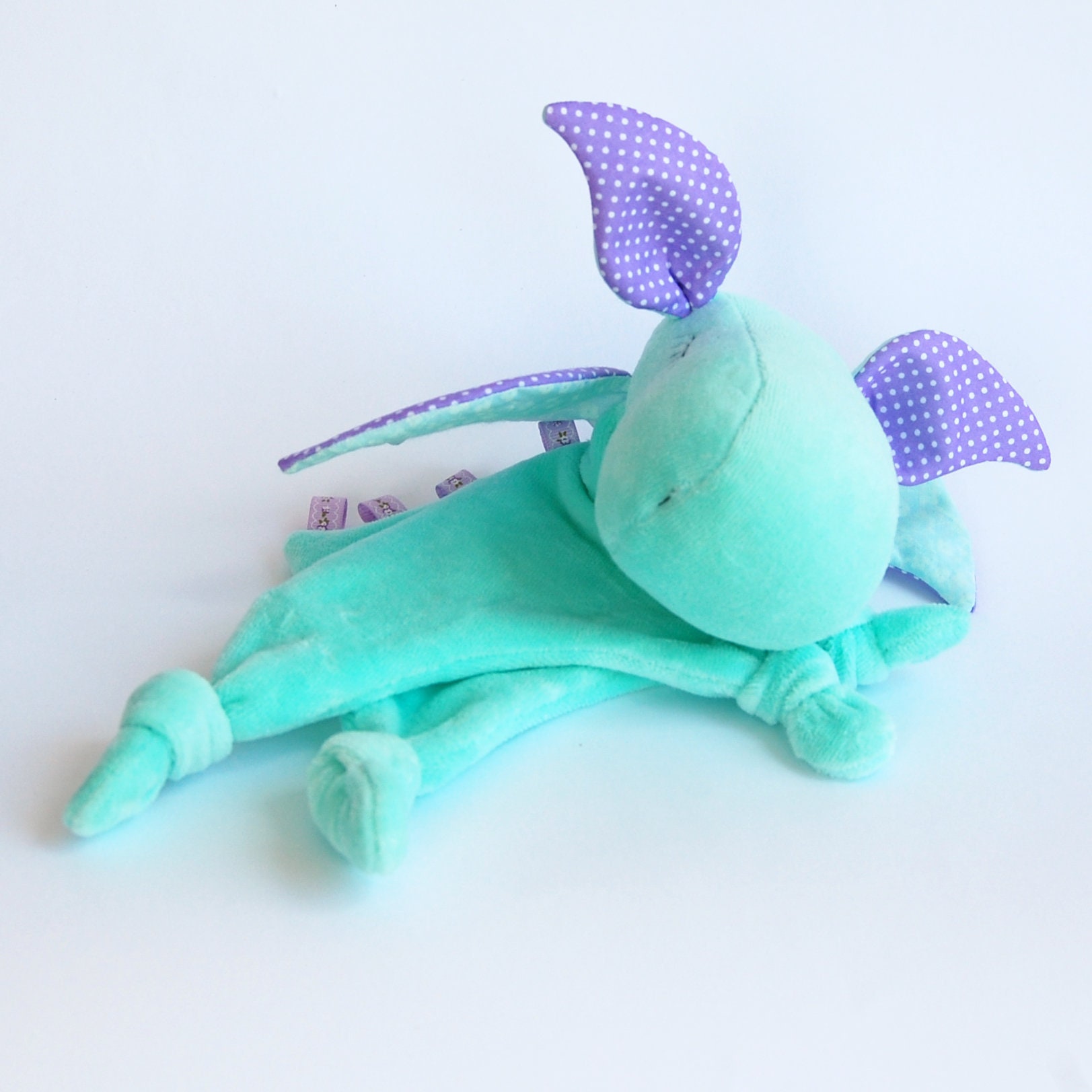 Baby Dragon Toy Snuggle Teether Baby Blanket Baby Lovey Etsy