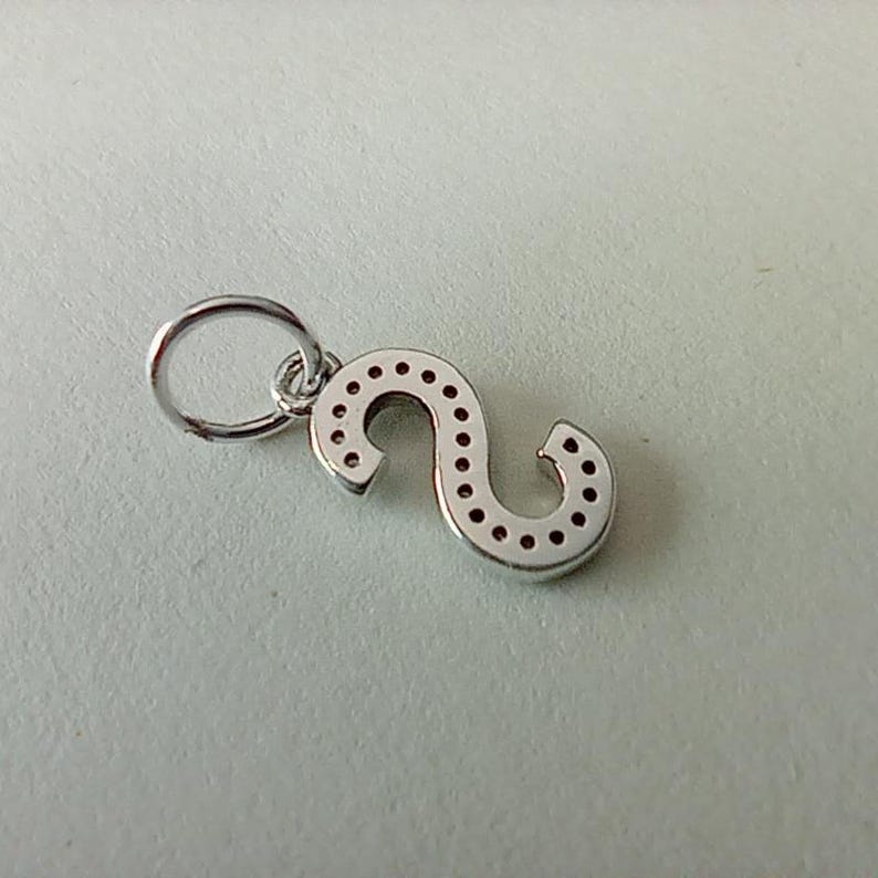 Pandora Sterling Silver Letter S Initial Dangle Charm NEW - Etsy