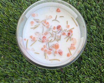 Salvia blanca y lavanda