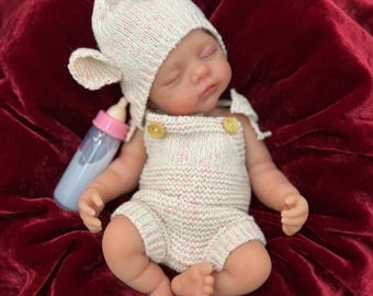 Lebensechte Offener Mund Silikon Reborn Baby Girl Doll weich waschbar Ganzkörper realistisch bemalte Haut Neugeborene Sammler Geschenk 2 Styles