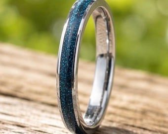Handmade Pet Fur Memorial Ring, Keepsake Jewelry Dog Hair Ring