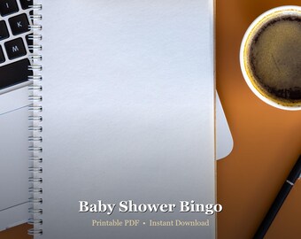 Baby Shower Bingo Printable - Customizable Guest Cards & Master Board