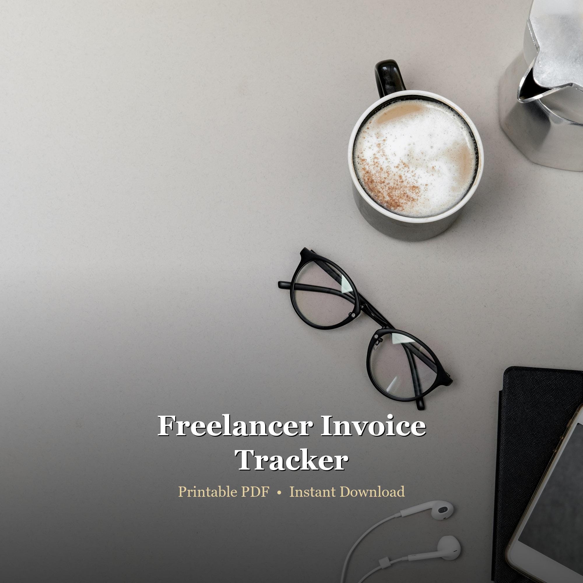 Freelancer Invoice Tracker Printable | Self Employed Income Log ...