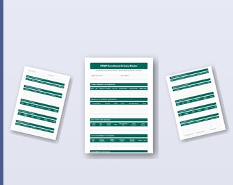 EFMP Enrollment Binder Printable | Military Special Needs | Instant Download