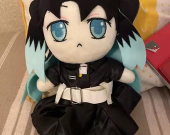 Demon Slayer Muichiro Plush | Anime Cosplay Stuffed Toy | Soft Character Plushie Gift
