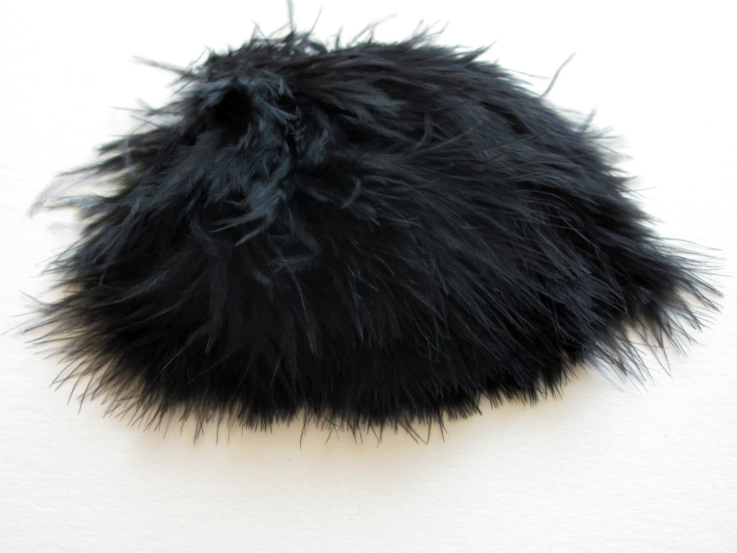 Marabou Black | Etsy