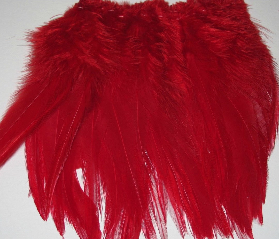 100pcs Black Rooster Saddle Hackle Feathers – 5-7 Inch For Crafts, Jewelry & Decor - View #9