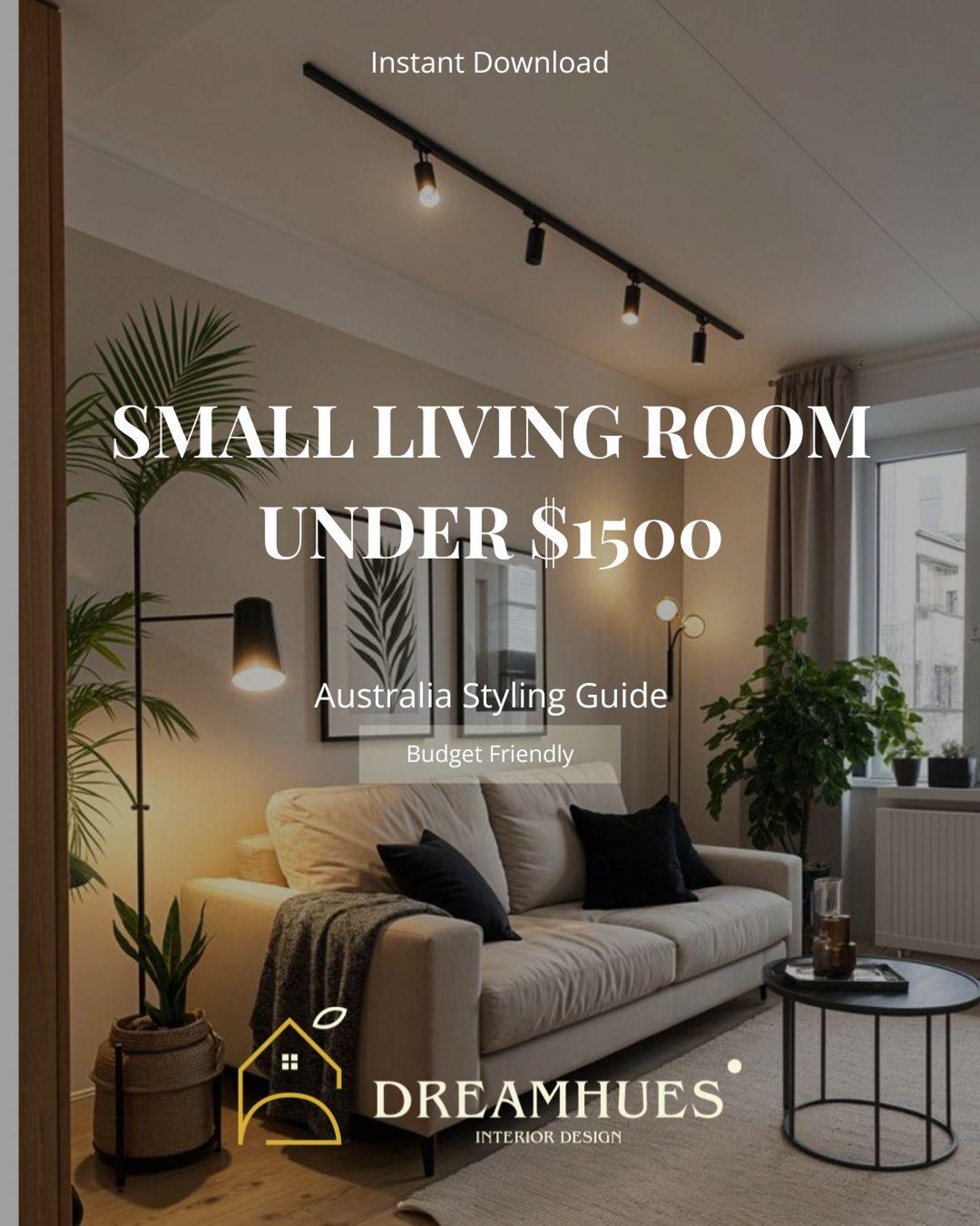 Small Living Room Design Guide | Budget Styling Plan (digital Download ...