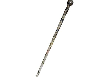 Handmade Cornelian Cherry Wood Cane, Ottoman Walking Stick