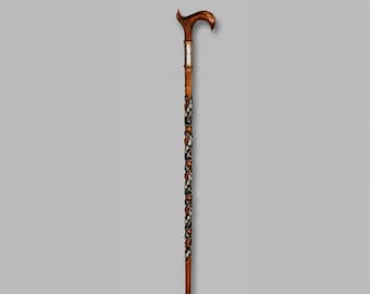 Devrek Cane Gift Handmade Orthopedic Wooden Walking Stick