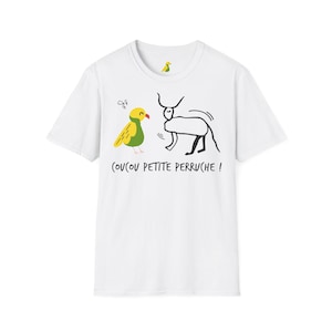 T-shirt Coucou Petite Perruche | Caméra Cachée Culte | Humour Français