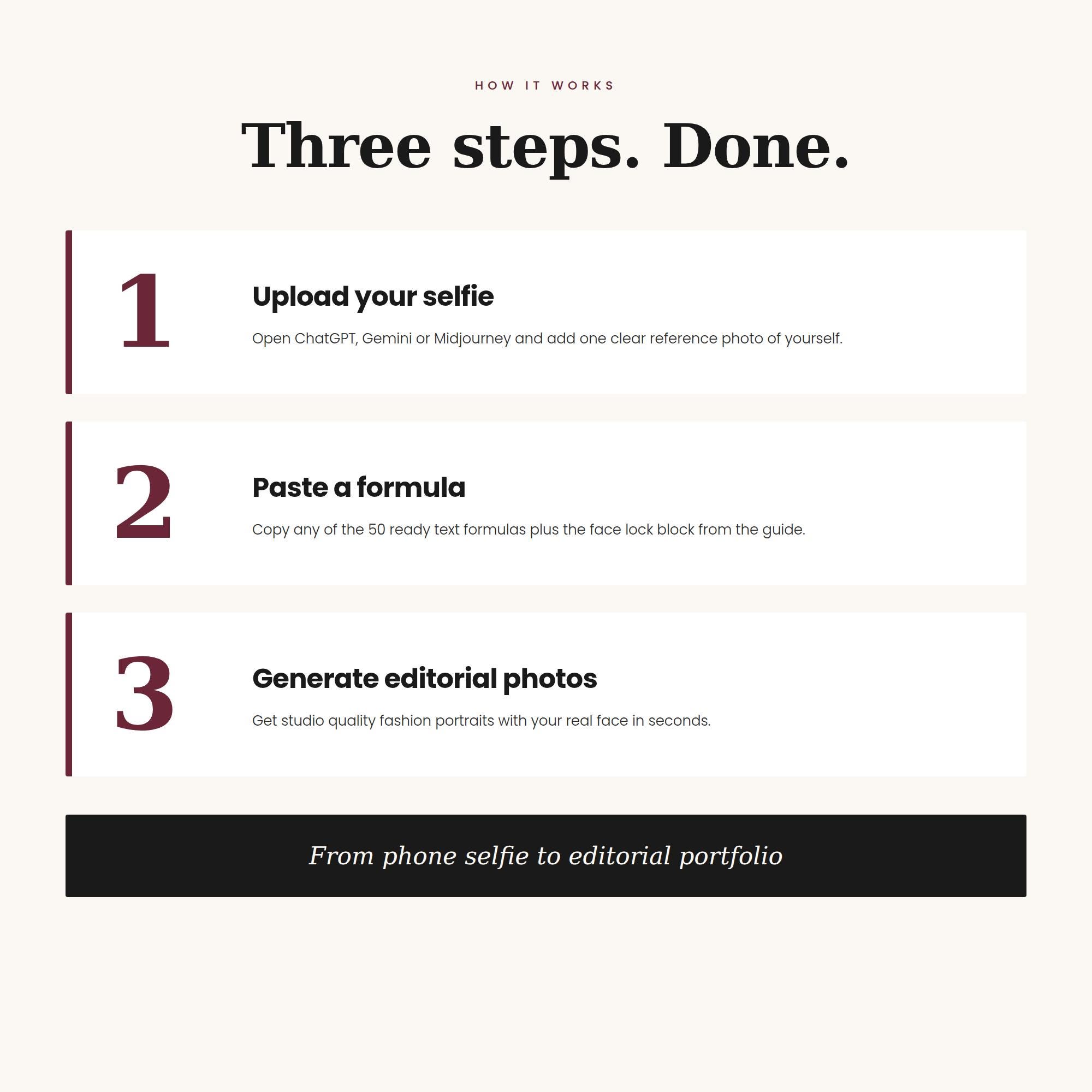 50 AI Studio Fashion Photo Formulas | Editorial Lookbook Guide (PDF) - Etsy