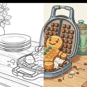 Cozy Torture Adult Coloring Book | Creepy Cute Macabre Art | Dark Hygge Plushie Gore | Digital Download PDF | Unique Horror Printable Pages