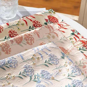 Bloemenjacquardstof, bekledingsstof, bloemenstof, kussenstof, bankstof, jacquardstof, gordijnstof, stof op 1/2-yard gesneden