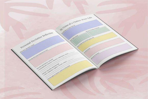 2026 Declutter Journal and Workbook, Minimalist Home Organization ...