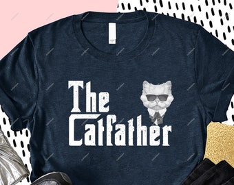 The catfather shirt - Etsy Nederland