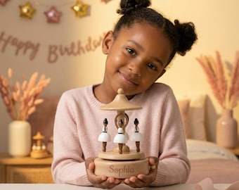 Black Ballerina Music Box, Ballet Music Box, Girl Gift, Inspiring Decor, Ballet Recital Gift, Ballet Lover Gift, Unique Keepsake
