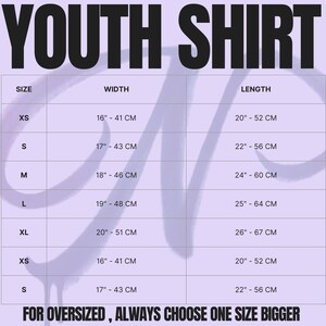 Size chart and measurement guide for the title fight graphic apparels featuring a detailed table in both centimeters and inches to help you find the perfect fit.