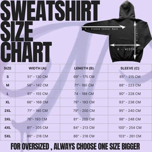 Size chart and measurement guide for the title fight graphic apparels featuring a detailed table in both centimeters and inches to help you find the perfect fit.