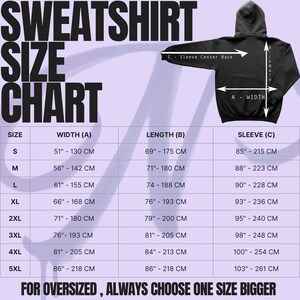 Size chart and measurement guide for the Title Fight graphic apparels featuring a detailed table in both centimeters and inches to help you find the perfect fit.