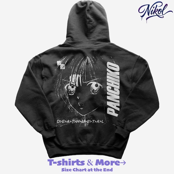 Panchiko Deathmetal Hoodie: Shoegaze Cult Music Sweatshirt, Vintage Streetwear Apparel