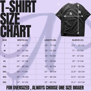 Size chart and measurement guide for the Title Fight graphic apparels featuring a detailed table in both centimeters and inches to help you find the perfect fit.