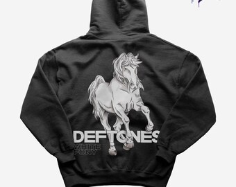 Deftones White Pony Hoodie: Alt-Rock Nu-Metal Sweatshirt, Grunge Streetwear Top