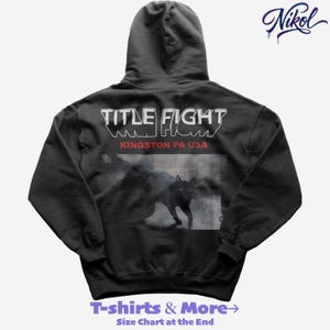 Title Fight Hoodie - Etsy