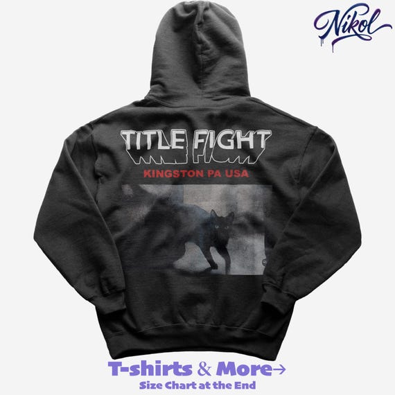 ミュージシャン TITLE FIGHT NO ONE Hoodie ash Title Fight Kingston PA USA Hoodie – Grunge Music Merch Pullover