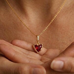 Necklace Charms Gold Pendant Charms Set Mothers Day Birthday Gift for Her Flower Heart Gemstone Charm Dainty Jewelry for Women