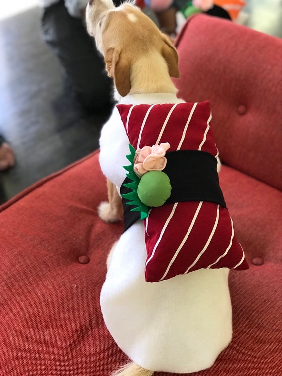 Christmas pudding shop dog costume