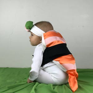 Shrimp Sushi Costume for Baby, Infant, Newborn, Toddler, Kid, Child, Girl, Boy