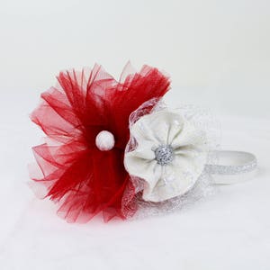 Red/Sliver Tutu Dress image 4