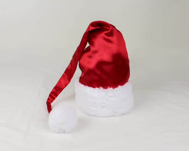 Satin Santa Hat image 2