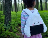 Unique Cute Onigiri Small Backpack for adults, kids, children, teenagers