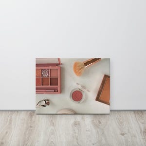 lienzo de fondo de maquillaje