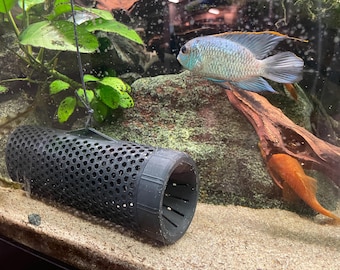 Aquarium Fish Trap for Planted Tanks – No More Nets No Stress – Reusable Bottom Feeder Catcher for Plecos Corys Loaches