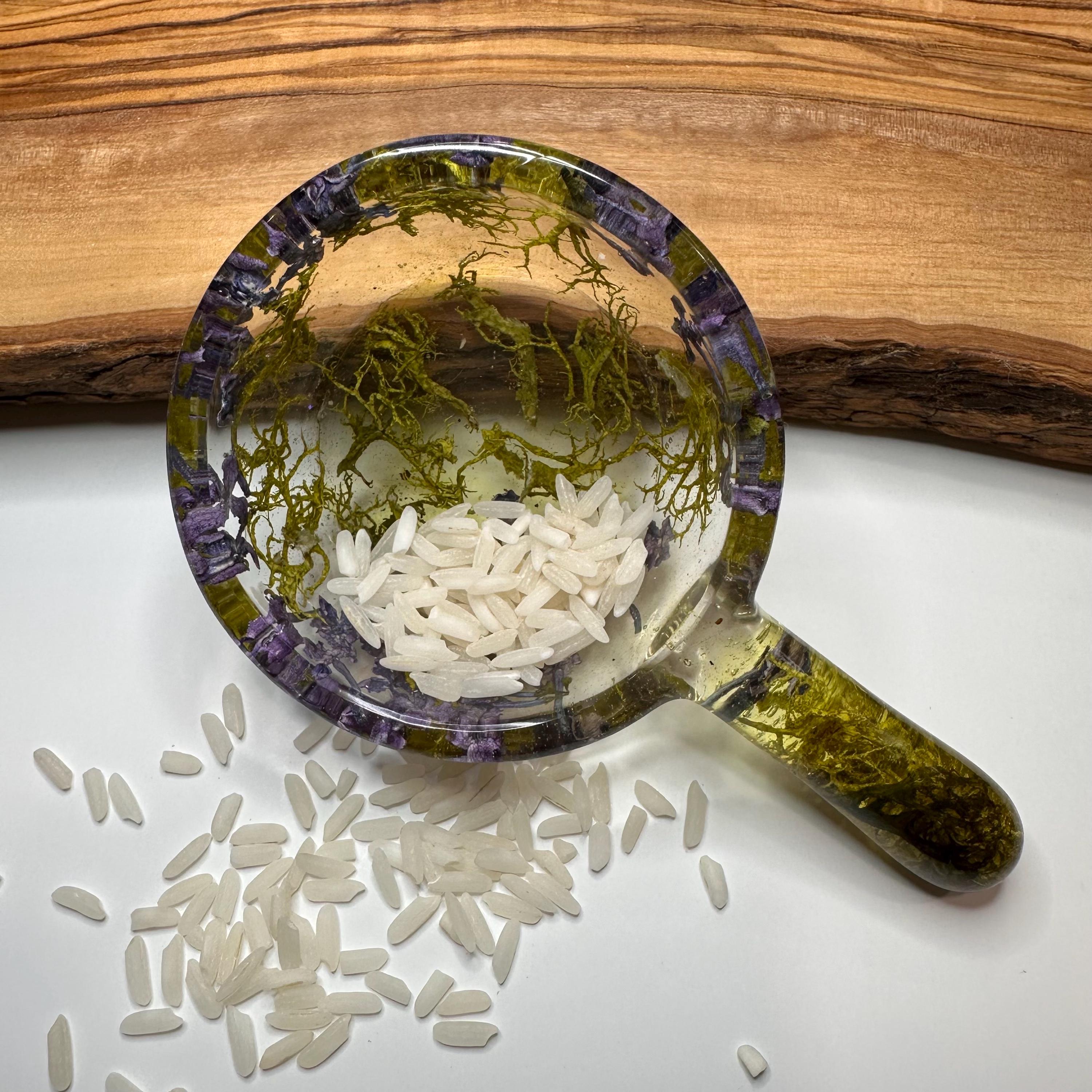 Handmade Resin Sensory Scoop – Nature Play Tool for Bins, Sand, Water & More