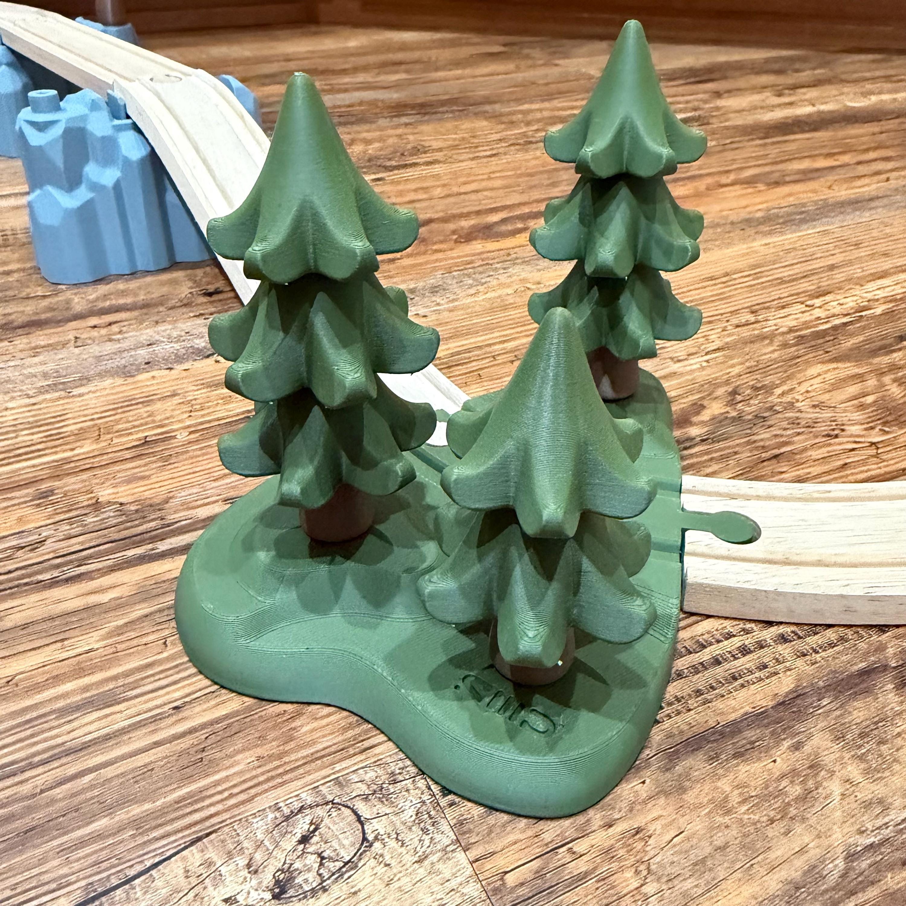 Woodland Train Track Scenery | Wooden Railway Forest Track Piece With ...