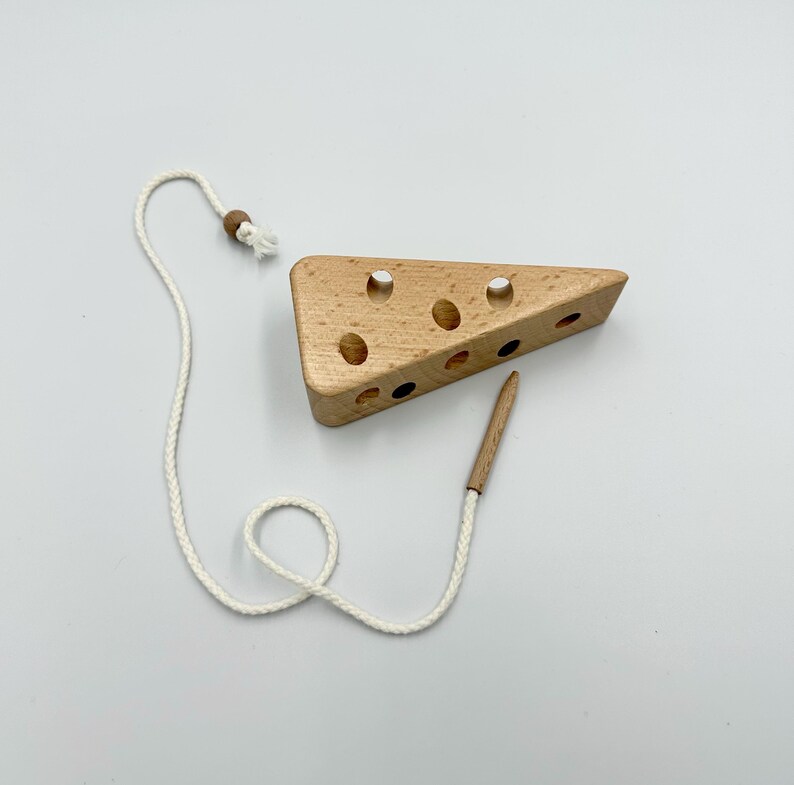 Threading Cheese Toy | Fine Motor Skills | Cheese Threader |educational ...