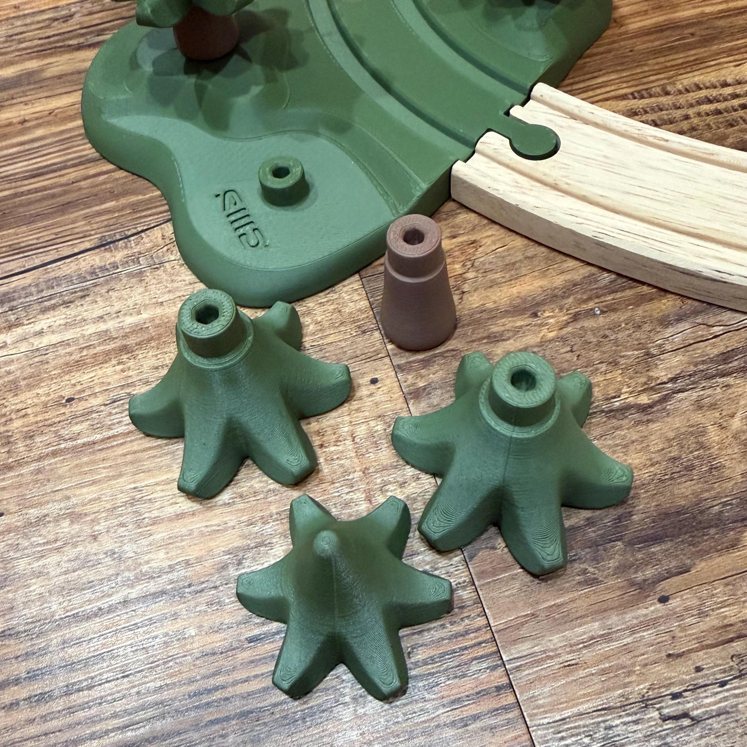 Woodland Train Track Scenery | Wooden Railway Forest Track Piece With ...