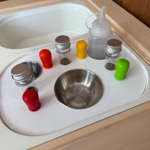 Flisat Potion Lab Insert | Sensory Table Science Activity | Montessori Potion Mixing Station | STEM Water Play | Flisat Small Bin Insert