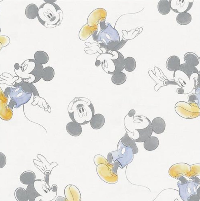 Crib To Twin Size Sheet Mickey Mouse Fitted Crib Toddler Sheet Etsy