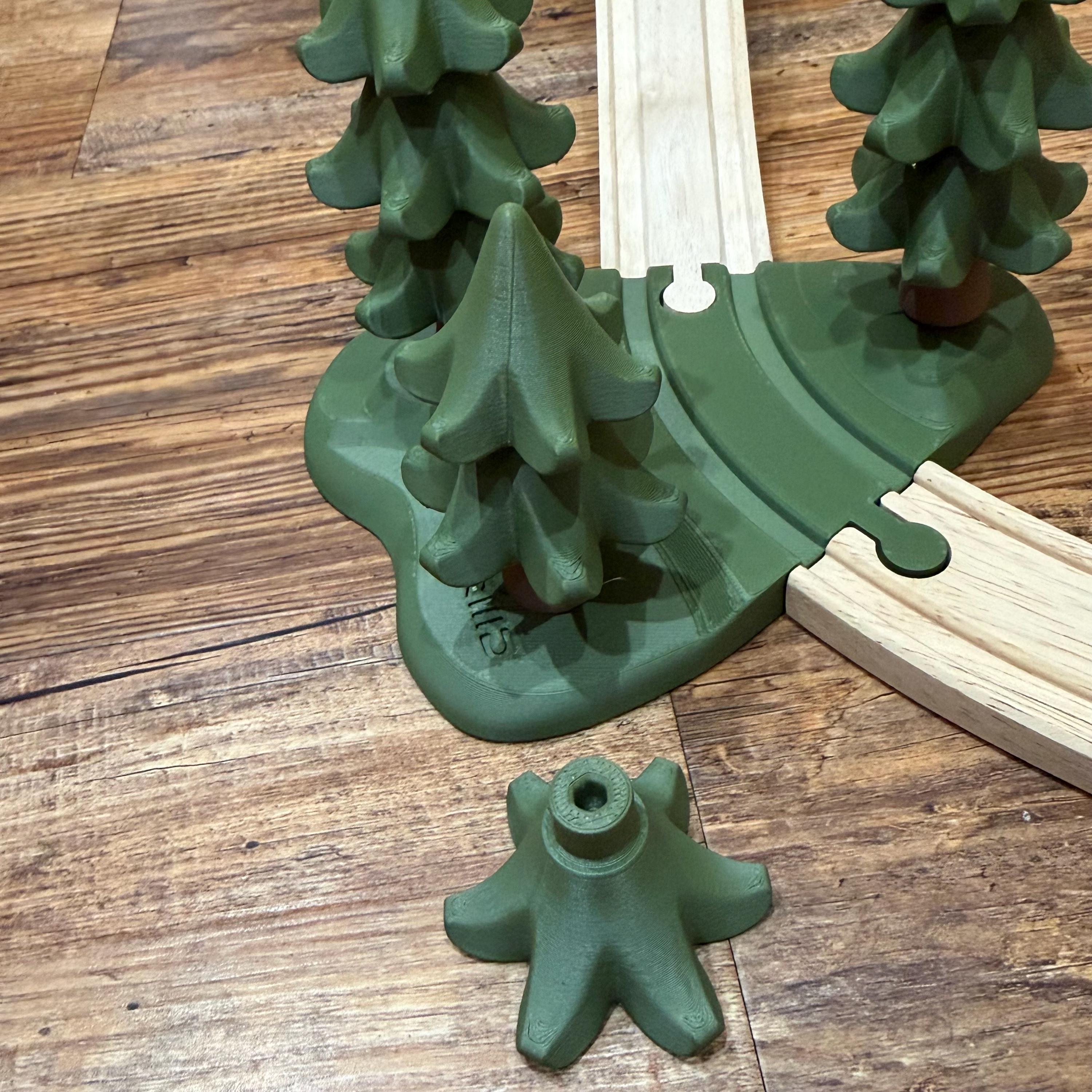 Woodland Train Track Scenery | Wooden Railway Forest Track Piece With ...