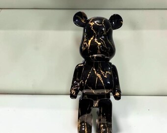 Bear Statue Decor Nordic Resin Bear Figurine Aesthetic Home Decor Modern Sculpture Desk Shelf Living Room Ornament
