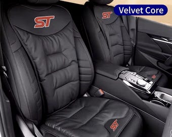 PU-leer autostoelkussen | Comfortabele universele zeem voor 4 seizoenen